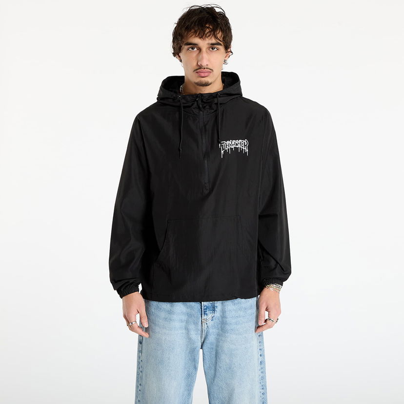 Vindjacka Thrasher One-liner Anorak Jacket Svart | 145781