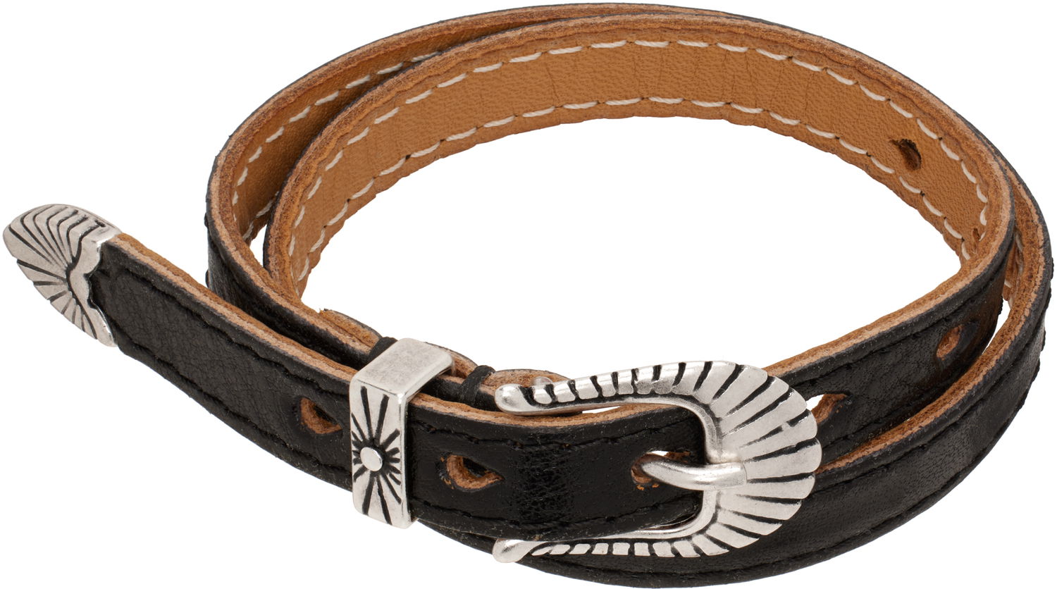 Armband OUR LEGACY Cowboy Wrap Around Bracelet Svart | A4248CDB, 0