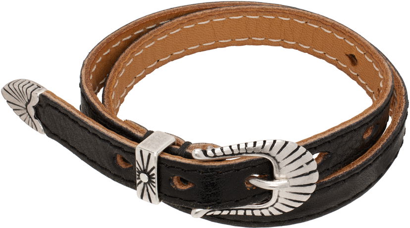 Armband OUR LEGACY Cowboy Wrap Around Bracelet Svart | A4248CDB