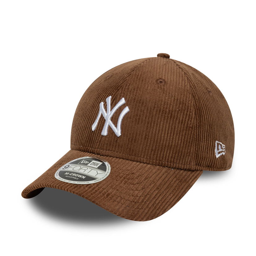 Keps New Era MLB Cord 9FORTY M-CROWN NY Yankees Adjustable Cap Brun | 60691054