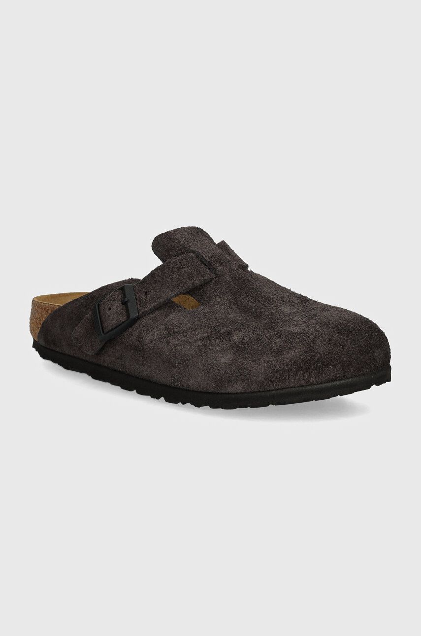 Sneakers och skor Birkenstock Boston Suede Slippers Grå | 1028552, 0