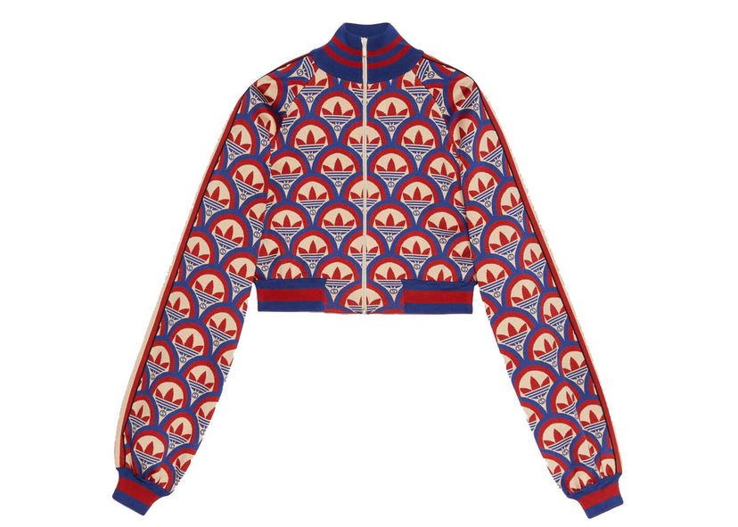 Jacka Gucci adidas x Zip Jacket Red/Blue Röd | 693838 XKCDO 6431