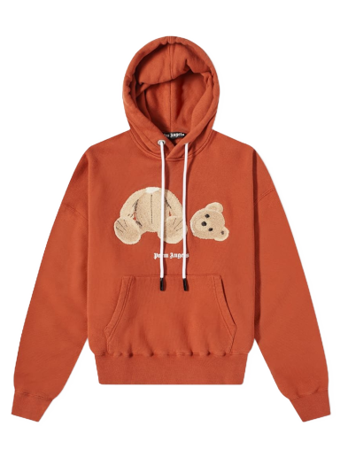 Sweater Palm Angels Kill The Bear Popover Hoody Red/Brown Bourgogne | PMBB058F21FLE0072760