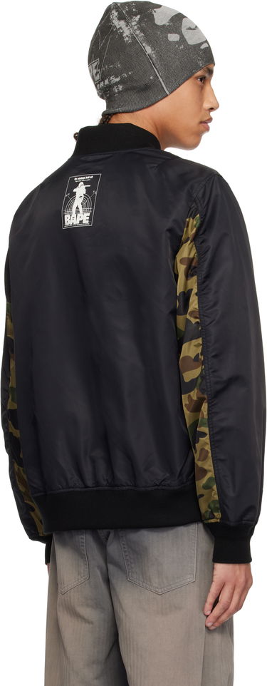 Bomberjacka BAPE A Bathing Ape 1st Camo Bomber Jacket Svart | 001LJK801006M, 2