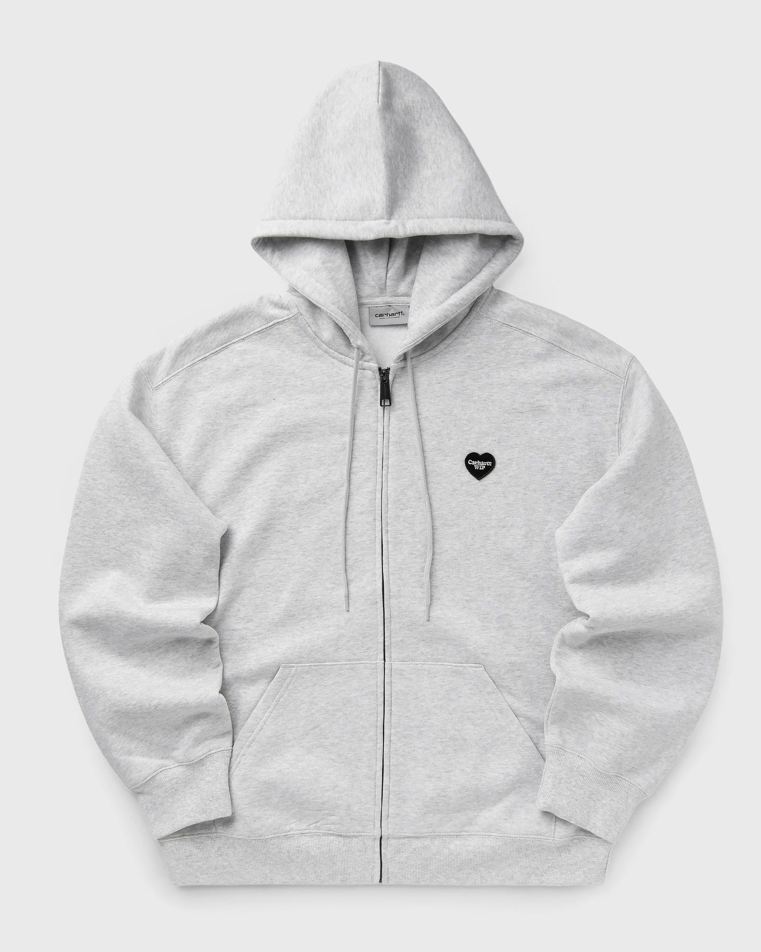 Sweatshirt Carhartt WIP Heart II Hartt Zip-Up Hoodie Grå | I035176-482.XX, 0