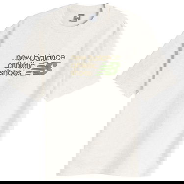 T-shirt New Balance Athletics Relaxed Premium Chest Logo T-Shirt Grå | MT51900-AHH, 1