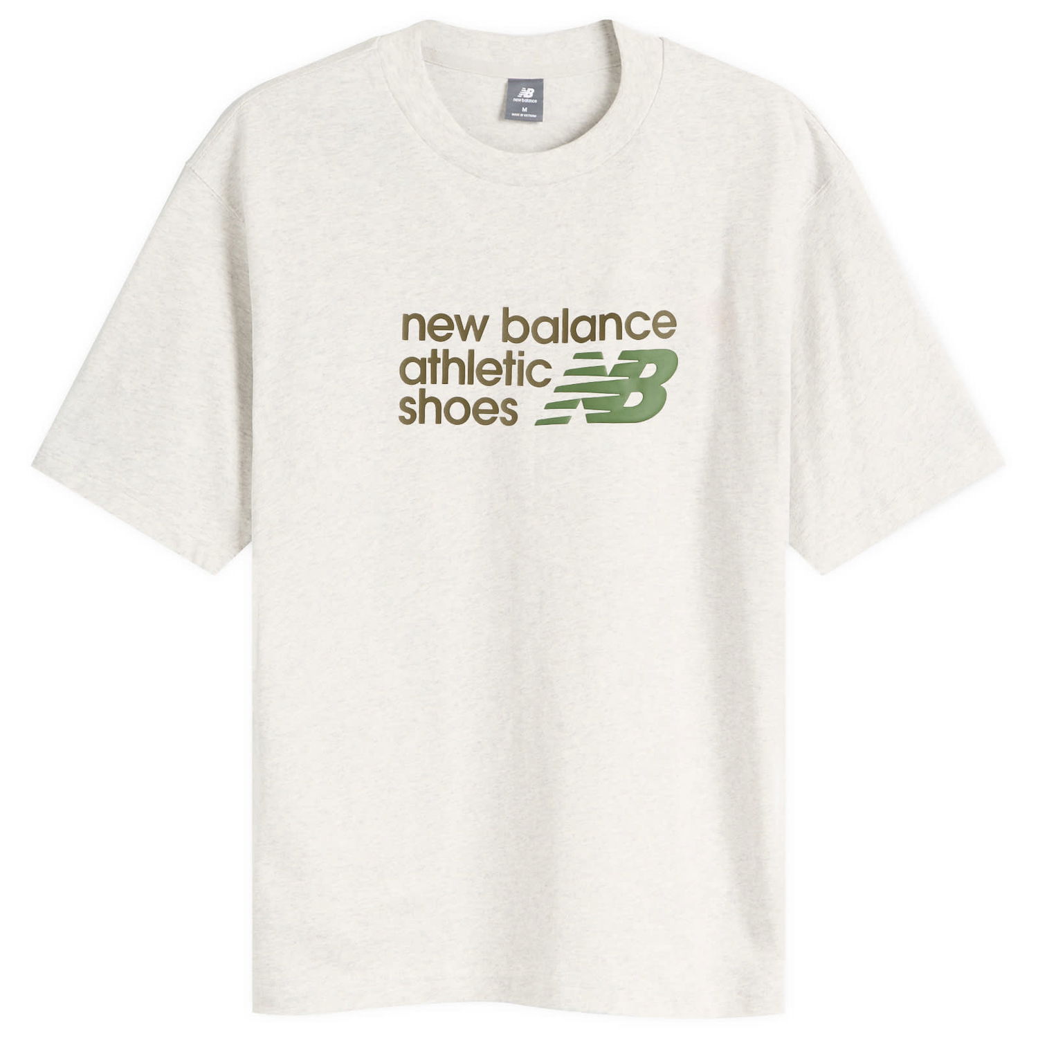 T-shirt New Balance Athletics Relaxed Premium Chest Logo T-Shirt Grå | MT51900-AHH, 1