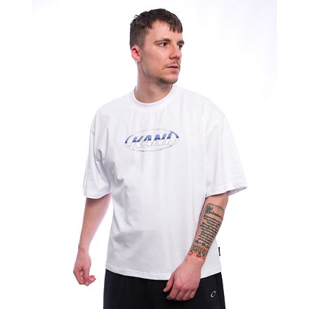 T-shirt Karl Kani Karl Kani Woven Signature Chrome Logo Crop Tee Vit | KK-60300356