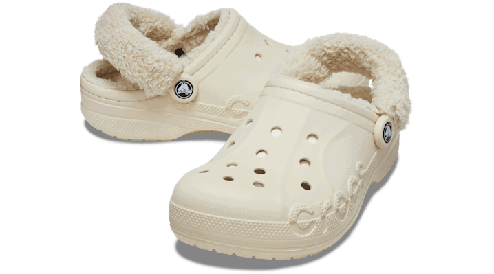 Sneakers och skor Crocs Baya Lined Fuzz-Strap Clogs Beige | 206633-11S, 1