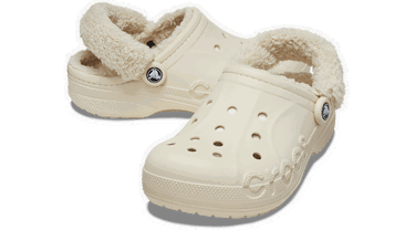 Sneakers och skor Crocs Baya Lined Fuzz-Strap Clogs Beige | 206633-11S, 1
