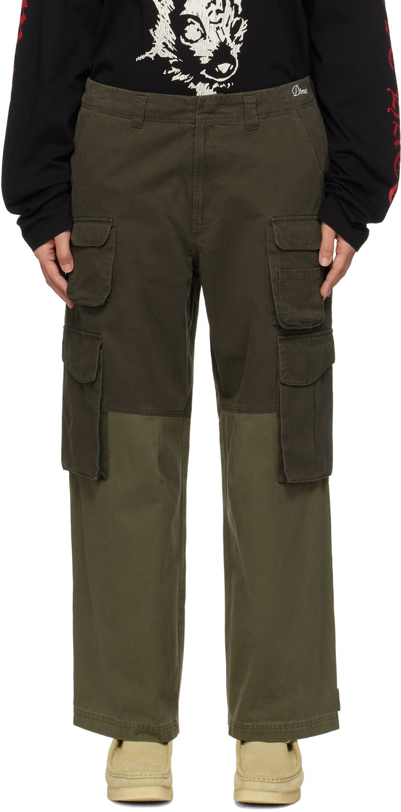 Cargo byxor Dime Fishing Cargo Pants Grön | DIMEFA2449OLI