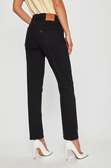 Jeans Levi's 501 High Rise Straight Crop Jean Svart | 36200-0085, 1