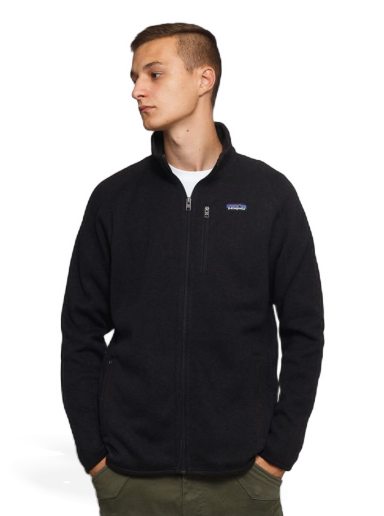 Sweatshirt Patagonia Better Sweater Jacket Svart | 25528 BLK