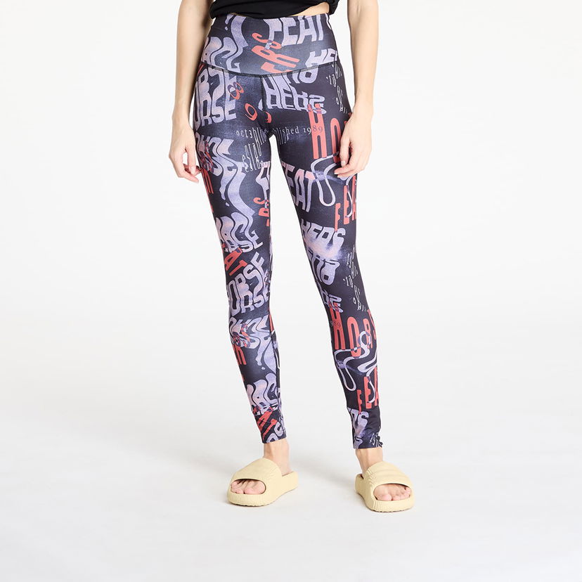 Damasker Horsefeathers Horsefeathers Claris Typo Print Leggings Svart | SW848I