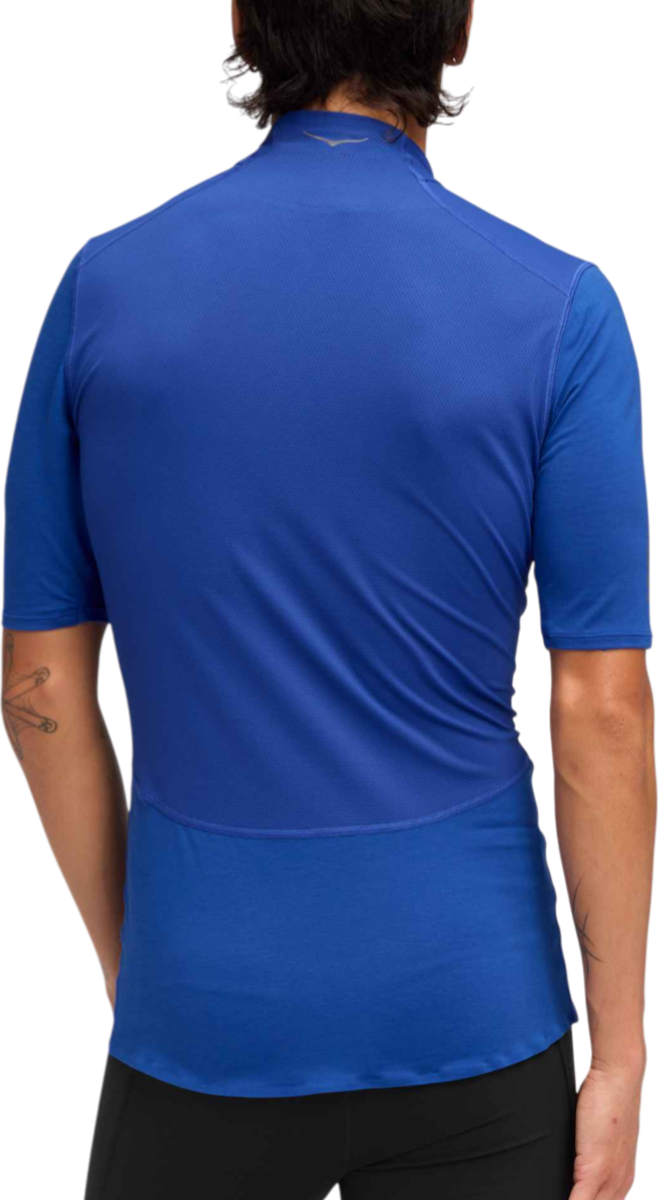 T-shirt Hoka One One SkyBreeze Short Sleeve Zip T-Shirt Blå | 1170232-ult, 1