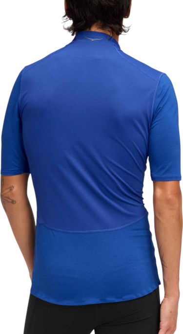 T-shirt Hoka One One SkyBreeze Short Sleeve Zip T-Shirt Blå | 1170232-ult, 1