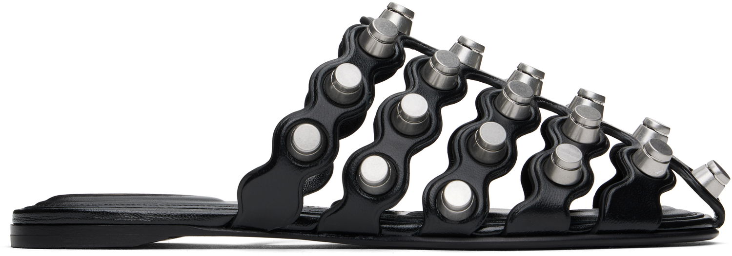 Sneakers och skor Alexander Wang Alexander Wang Rexa Cage Slide Sandals Svart | 30125M014, 0