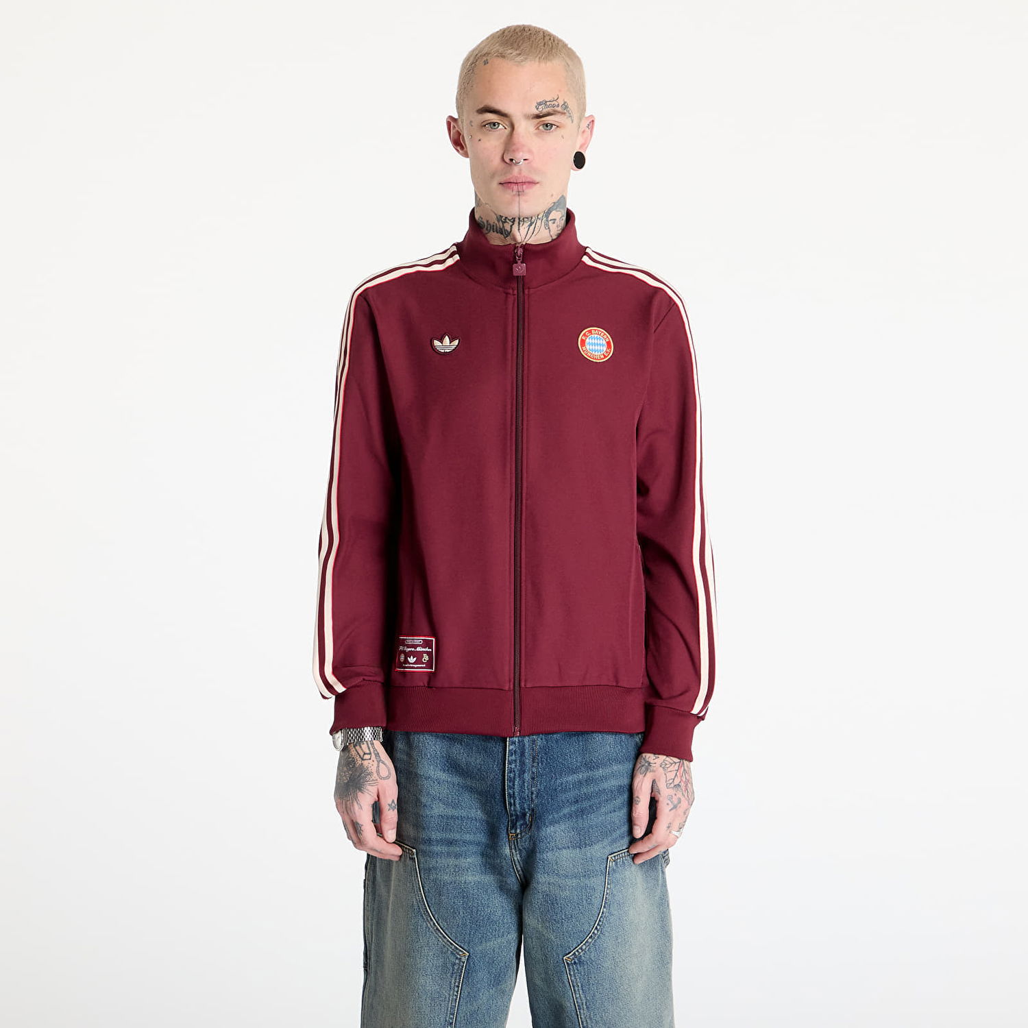 Träningsoverall adidas Originals FC Bayern Muenchen Icon Track Top Bourgogne | JF0582, 0