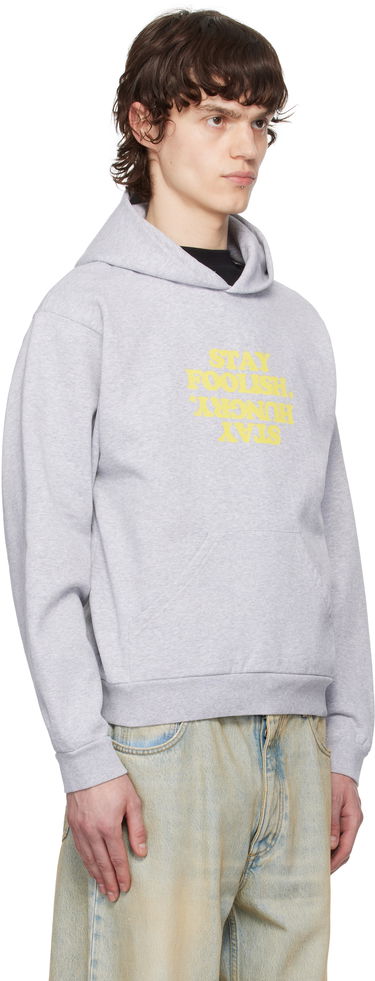 Sweatshirt Coperni Coperni 'Stay Foolish' Print Hoodie Grå | COPJS15F5010PMEN, 1