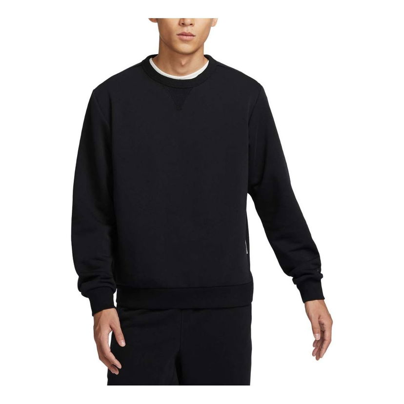 Sweater Nike Dri-FIT Basketball Crew Neck Sweatshirt Svart | FZ0221-010