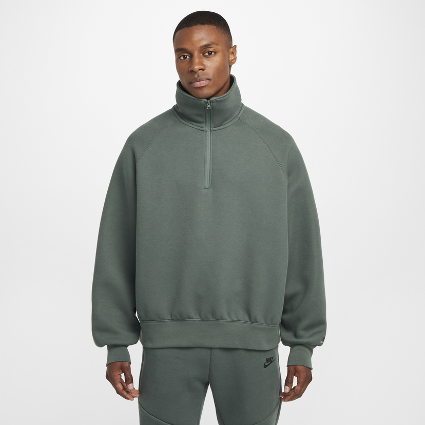 Sweatshirt Nike Tech Fleece Half Zip Sweatshirt Grön | FZ7568-338