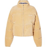 Pufferjacka Palm Angels Corduroy Cropped Down Jacket Beige | PWED018F23FAB0026101, 1