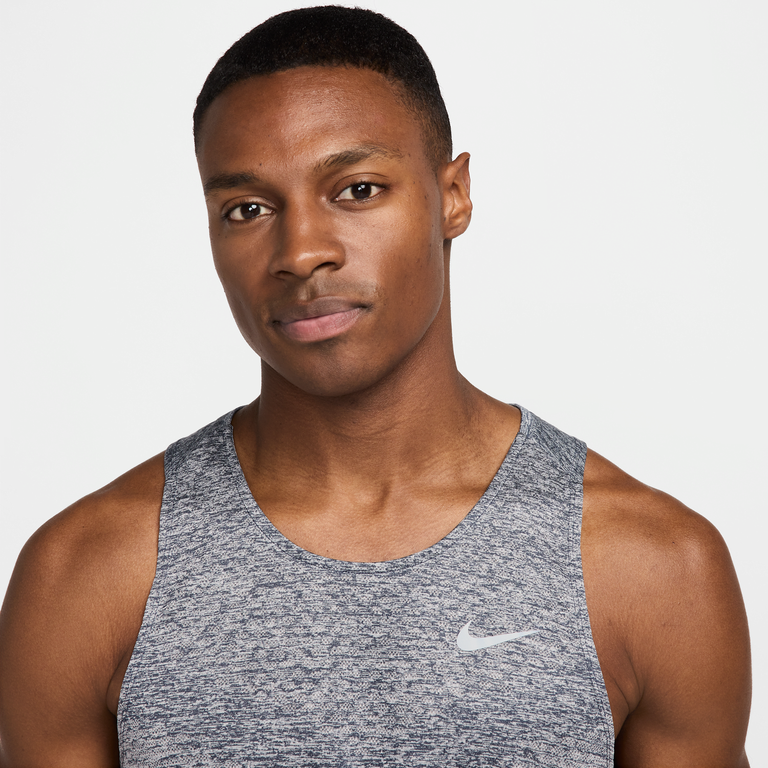 Linne Nike Stride Dri-FIT ADV Running Tank Top Grå | HV5210-437, 1