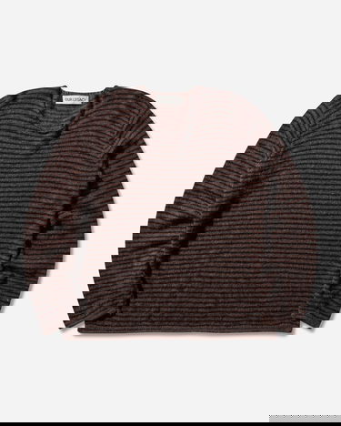 Sweater OUR LEGACY Rigid Popover Sweater Stripe Flerfärgad | M4253RD 001, 1