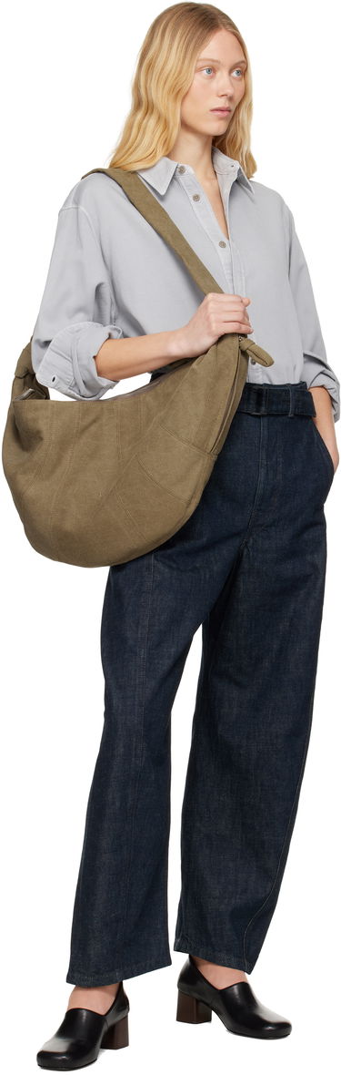 Axelväska LEMAIRE Lemaire XL Croissant Bag Grön | BG0150 LF1400, 3