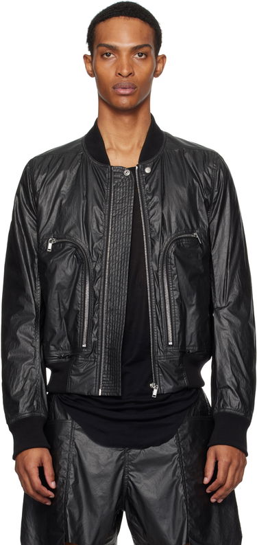 Bomberjacka Rick Owens Rick Owens Bauhaus Flight Bomber Jacket Svart | RU02E1749 PCT, 0