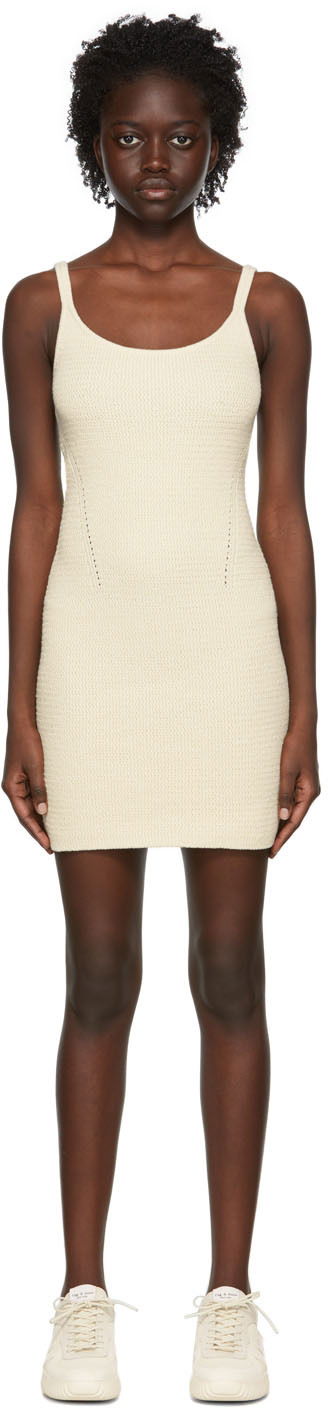 Klä rag & bone Rag & Bone Organic Cotton Mini Dress Vit | WAS22S008FG08