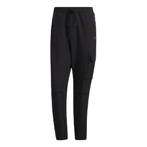 Cargo byxor adidas Originals adidas x Great Wall Crossover Straight Cargo Pants Svart | H23098