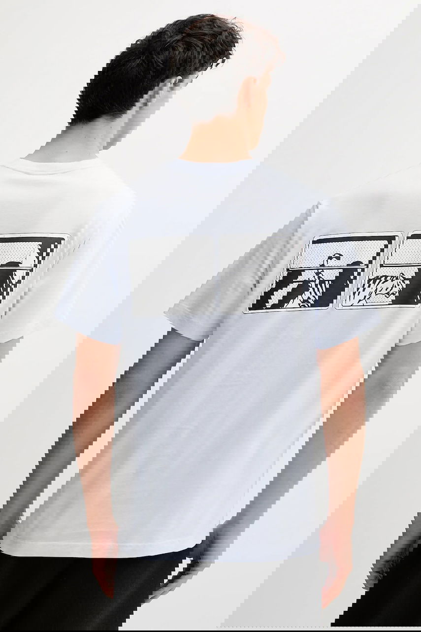 T-shirt KENZO Kenzo Printed T-Shirt Blå | FF65TS2564SG, 0