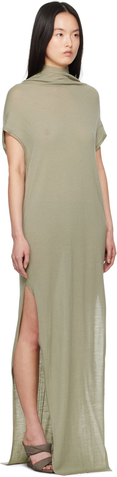 Klä Rick Owens Rick Owens Hollywood SL Crater Maxi Dress Brun | RP01E7602 M, 4