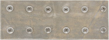 Halsband Rick Owens DRKSHDW Concordians Strobe Snap Neck Band Choker Beige | DA02E7475 DPF, 1