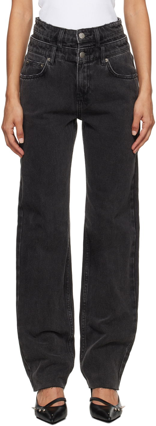 Jeans Ksubi Ksubi Playback Rework Shadow Jeans Svart | WFA24DJ003