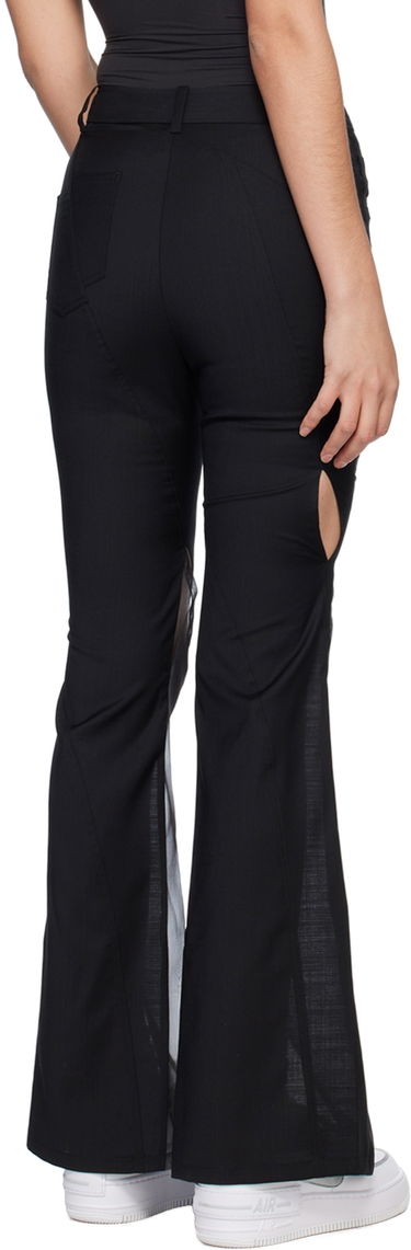 Byxor Feng Chen Wang Feng Chen Wang Cutout Trousers Svart | FWS15TR11, 2