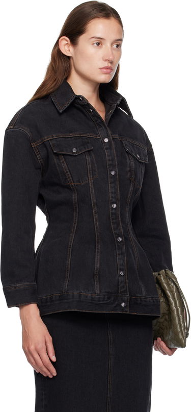 Jacka WARDROBE.NYC WARDROBE.NYC Contour Denim Jacket Blå | W6001F24DE, 4