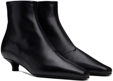Tillbehör TOTEME TOTEME 'The Slim Ankle' Kitten Heel Boots Svart | 234-WLGSE123-LE0014, 3