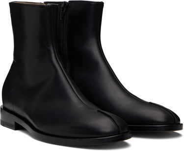 Sneakers och skor Maison Margiela MM6 Maison Margiela Shiny Vegetable Tanned Leather Trunk Boots Svart | S59WU0262 P5000, 3