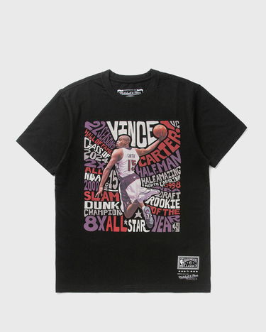 T-shirt Mitchell & Ness Toronto Raptors Vince Carter Abstract Graphic T-Shirt Svart | SS12544-TRABLCKVC, 0