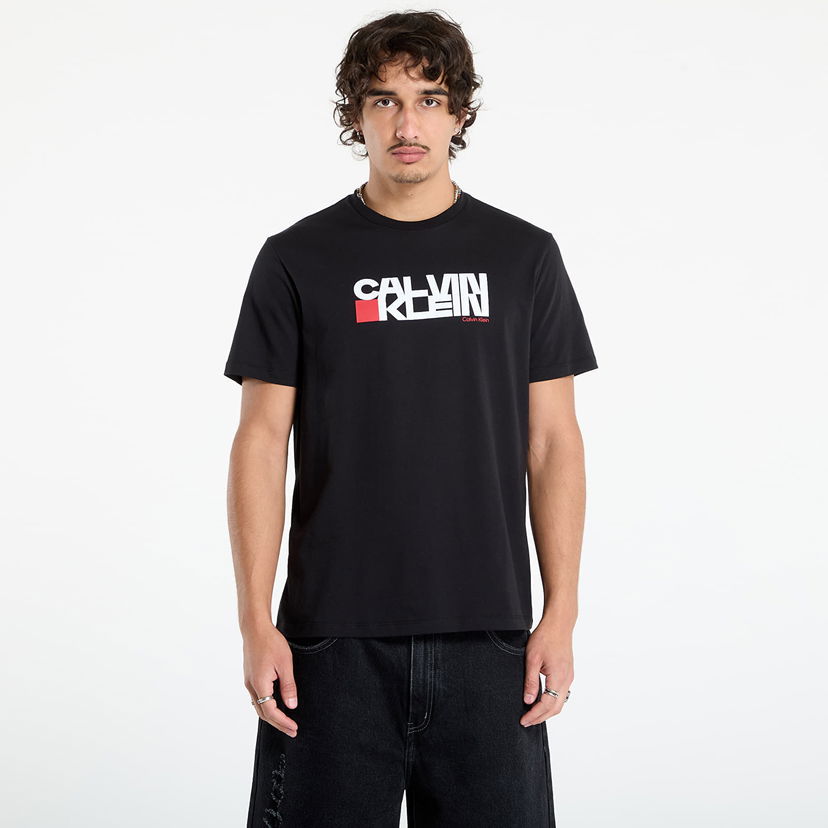 T-shirt CALVIN KLEIN Calvin Klein Jeans Redbox Graphic Tee Svart | LV04RD814G UB1
