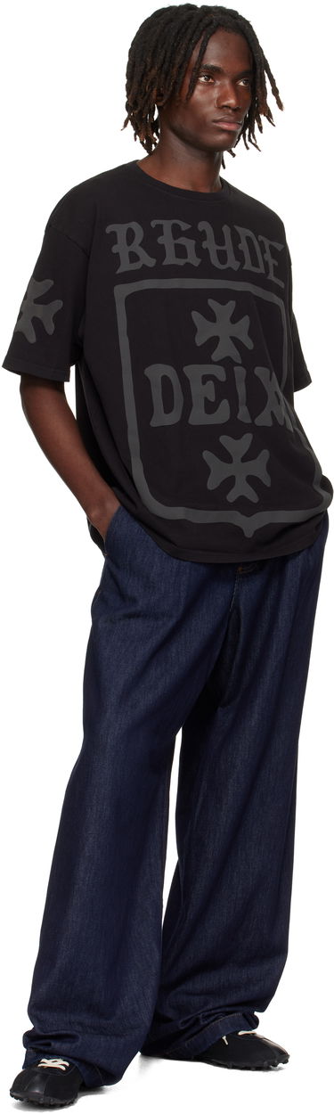 T-shirt Rhude Rhude 'Deix' Shield Oversized T-Shirt Svart | RHPF25TT08012, 3
