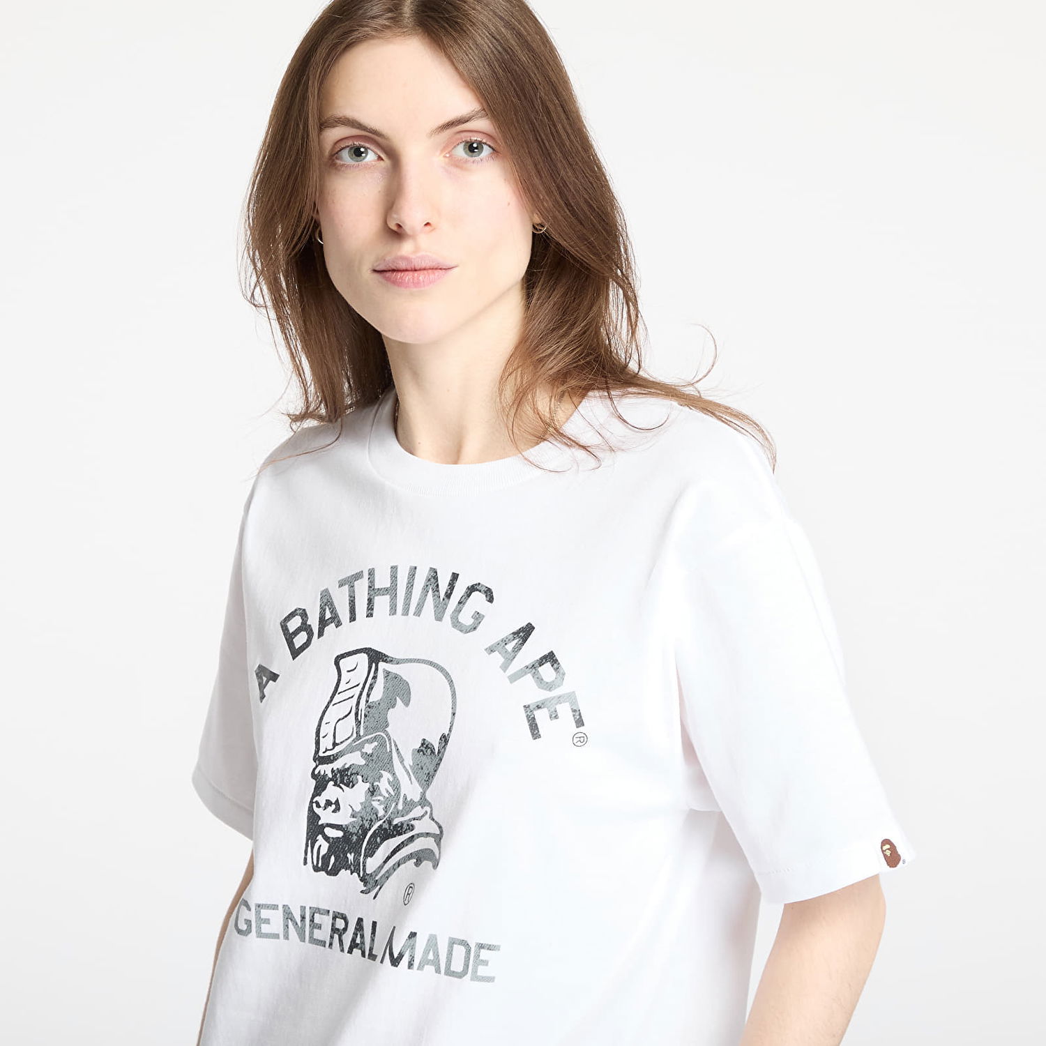 T-shirt BAPE A BATHING APE High Tone Bleach General Made Tee Vit | 001TEL301046MWHT, 1