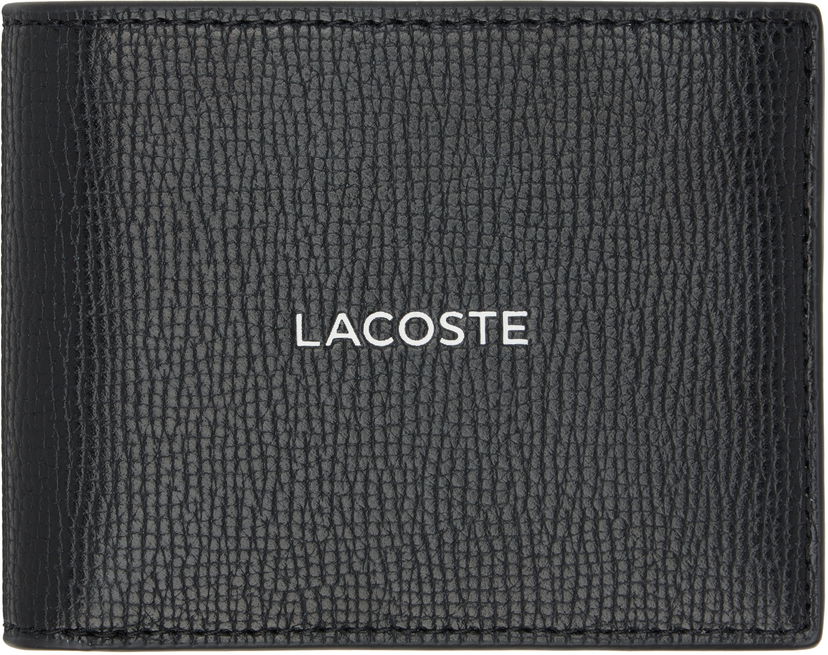 Plånbok Lacoste Printed-Logo Wallet Svart | NH5052OI_000