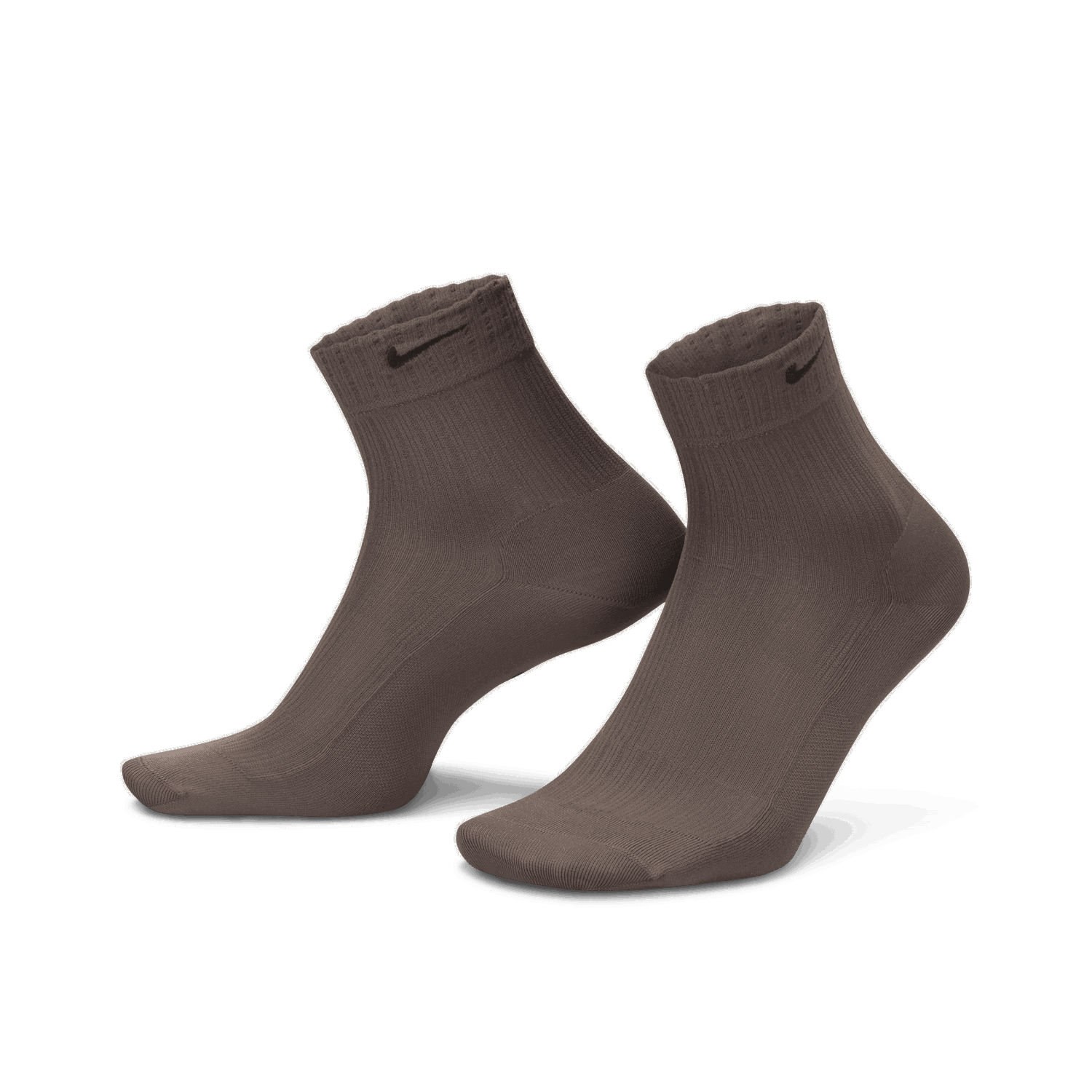 Strumpor Nike Sheer Crew Brun | FJ2239-004, 0