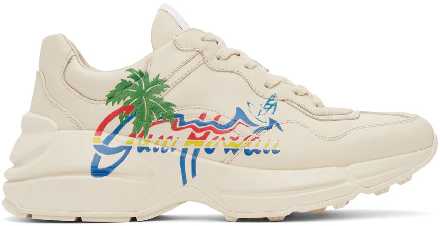Sneakers och skor Gucci Hawaii Rython Vit | 630652 DRW00, 0