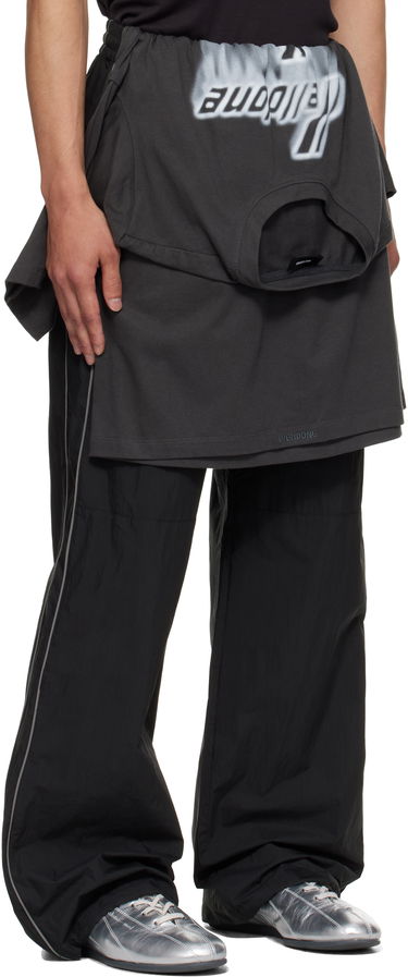 Byxor We11done We11done Layered Track Pants Svart | WD-PT2-25-250-U-BK, 1