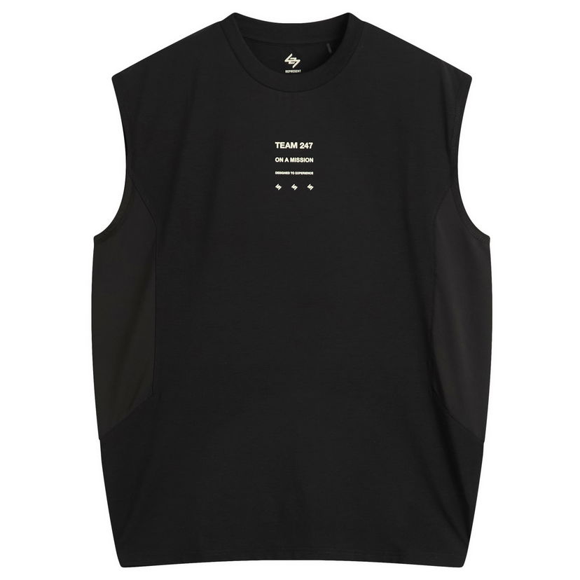 T-shirt Represent Clo 247 Uprising Tank T-Shirt Svart | 247M100030-01