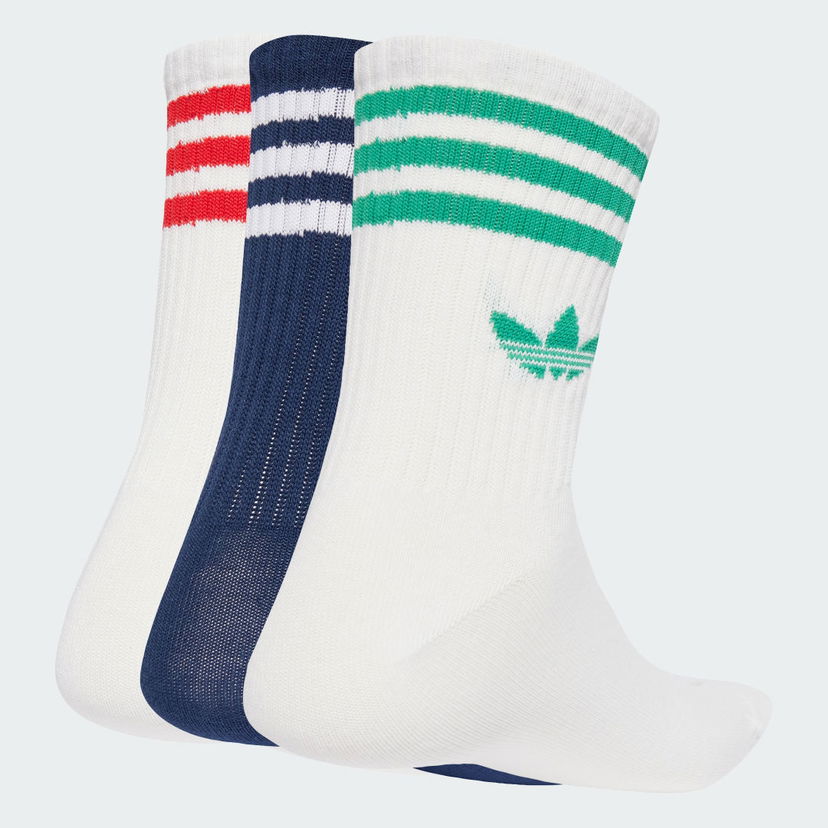 Strumpor adidas Performance 3-Stripes Crew Socks - 3 Pairs Vit | JV7408